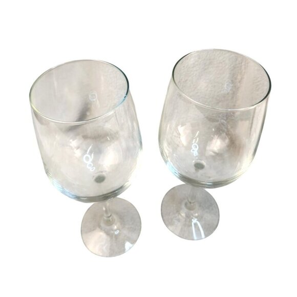 Clear Glass Wine Glasses, Water Goblets Thicker Glass Barware Drinkware Set Of - Picture 5 of 7